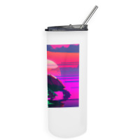 Beach Sunset Tortoise Painted Alligator Snapping Turtle T Shirt Skinny Tumbler | Artistshot