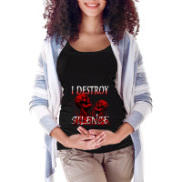 Destroy Silence Maternity Scoop Neck T-shirt | Artistshot