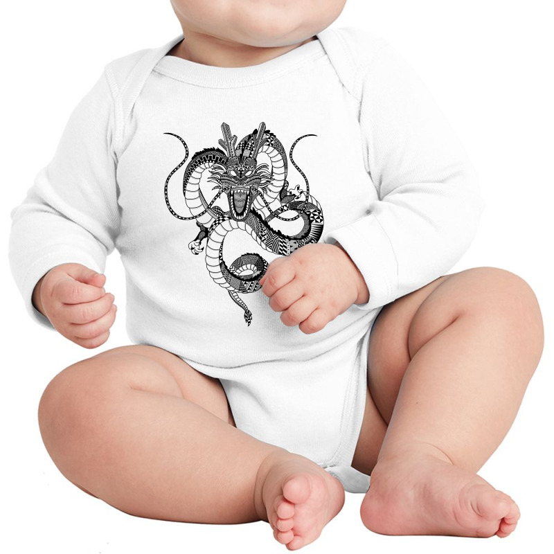 Aztec Shenron Png Long Sleeve Baby Bodysuit by NemiMakeit | Artistshot