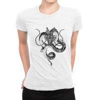 Aztec Shenron Png Ladies Fitted T-shirt | Artistshot