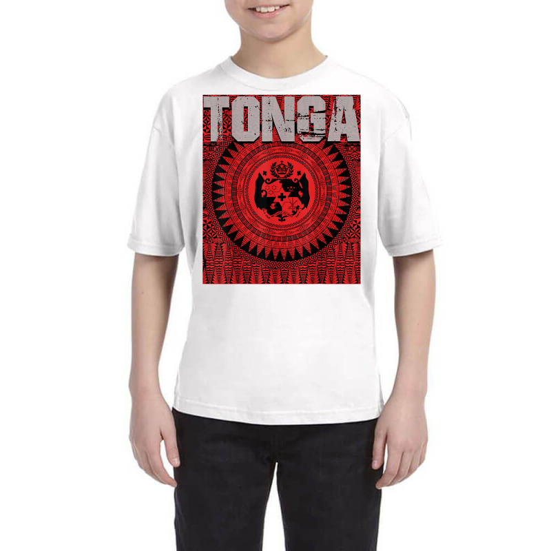 Tonga With Tongan Design And Sila Tonga T Shirt Youth Tee by chomibe | Artistshot