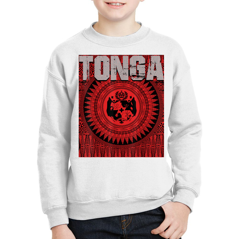 Tonga With Tongan Design And Sila Tonga T Shirt Youth Sweatshirt by chomibe | Artistshot