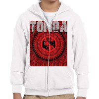 Tonga With Tongan Design And Sila Tonga T Shirt Youth Zipper Hoodie | Artistshot