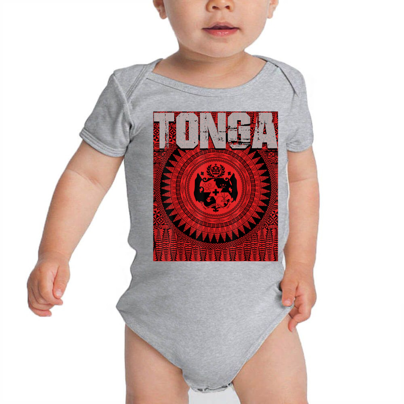 Tonga With Tongan Design And Sila Tonga T Shirt Baby Bodysuit by chomibe | Artistshot