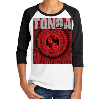 Tonga With Tongan Design And Sila Tonga T Shirt Youth 3/4 Sleeve | Artistshot