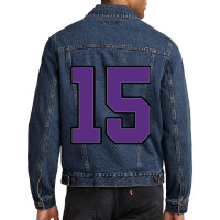 Limited Edition Davion Mitchell Number 15 Design Sports Version 4 Men Denim Jacket | Artistshot