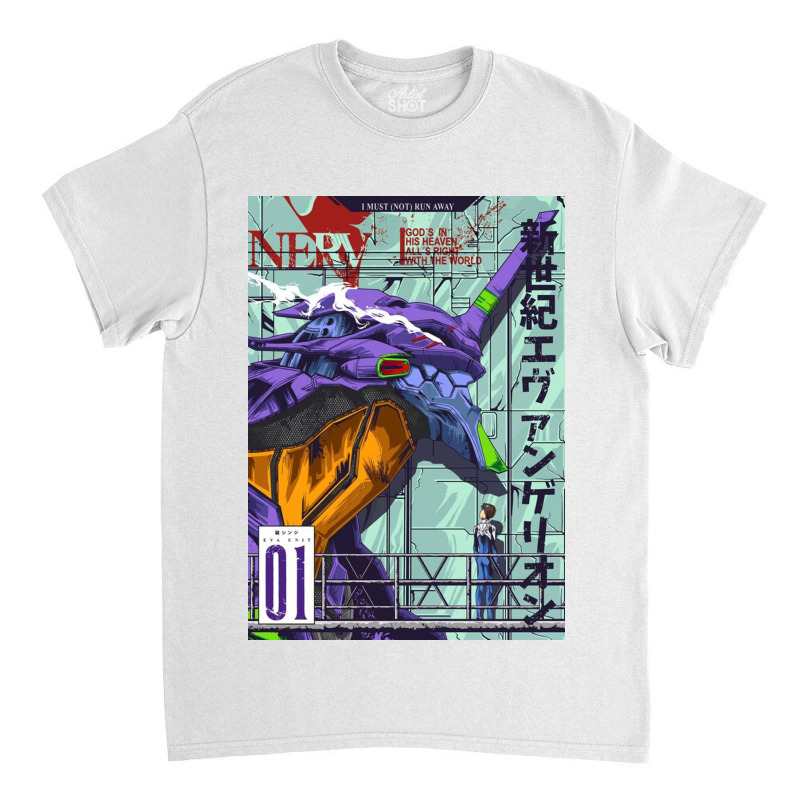 Evangelion Eva01 Poster Classic T-shirt by kariethurston | Artistshot