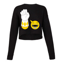 Limited Edition Yellow Ranger Hand-power Cropped Sweater | Artistshot