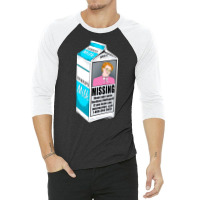 Missing Barb Milk Carton 3/4 Sleeve Shirt | Artistshot