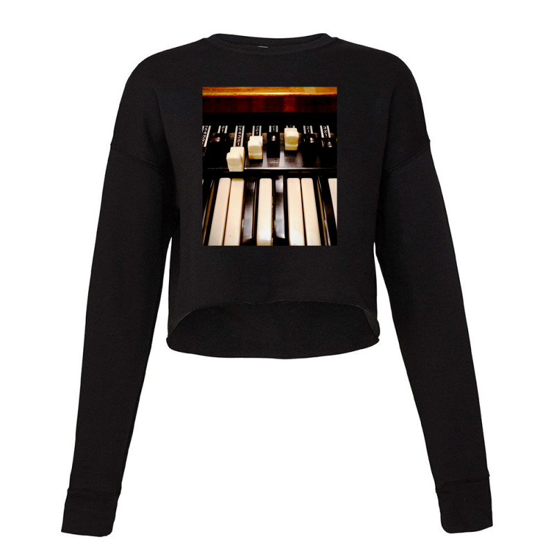 Hammond B3 Organ Cropped Sweater by MiltonLane | Artistshot