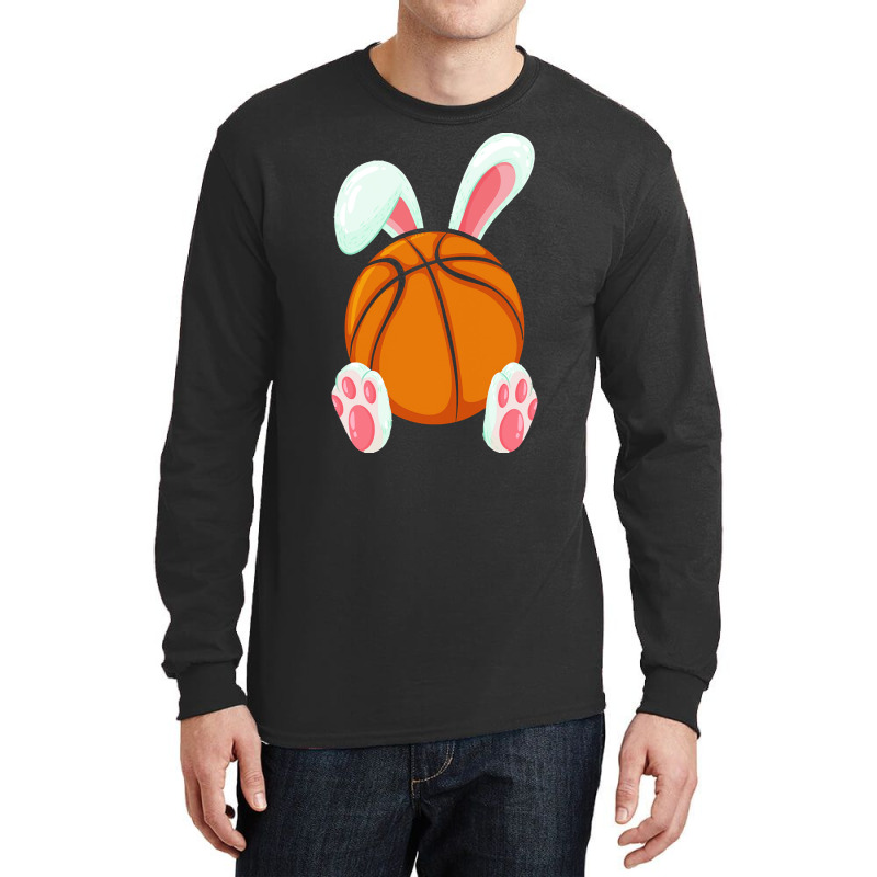 Easter Day T  Shirt Basketball Easter Bunny Rabbit Sports Lover Gift T Long Sleeve Shirts by larmstrong437 | Artistshot