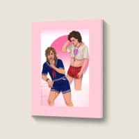 Harringrove Uniform Swap Portrait Canvas Print | Artistshot