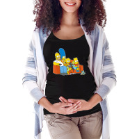 The Simpsons Homer Maternity Scoop Neck T-shirt | Artistshot