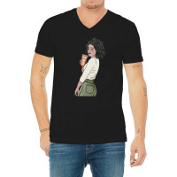 Limited Edition Coffee Girl (3) V-neck Tee | Artistshot