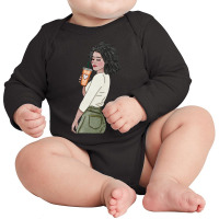 Limited Edition Coffee Girl (3) Long Sleeve Baby Bodysuit | Artistshot