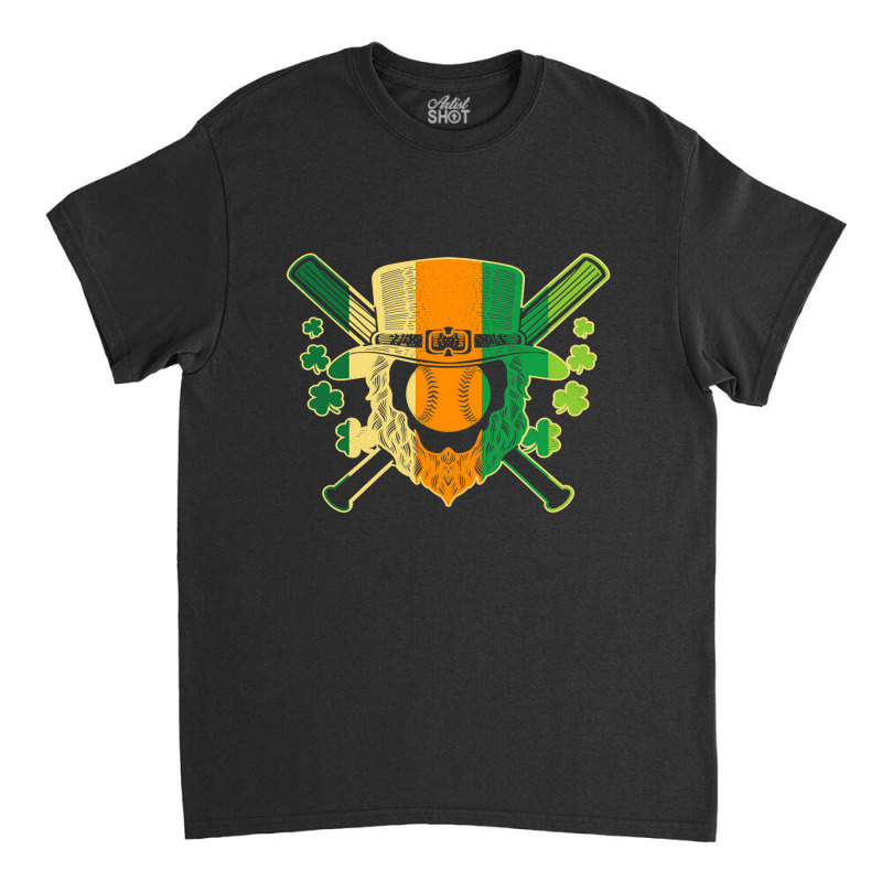 Baseball Baseball St. Patricks Day Leprechaun Hat Classic T-shirt by Irena D Good | Artistshot