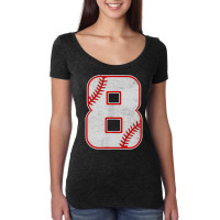 Baseball 8th Birthday Boy Natal Day T Shirt Women's Triblend Scoop T-shirt | Artistshot