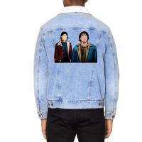 Nancy Wheeler And Jonathan Byers Unisex Sherpa-lined Denim Jacket | Artistshot