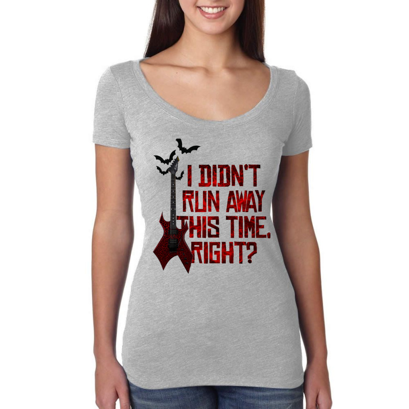 I Didn’t Run Away This Time Right   Em 5 Women's Triblend Scoop T-shirt by isaquerahjiao | Artistshot