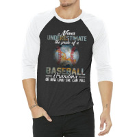 Baseball Coach The Pride Of A Baseball Grandma Baseball 3/4 Sleeve Shirt | Artistshot