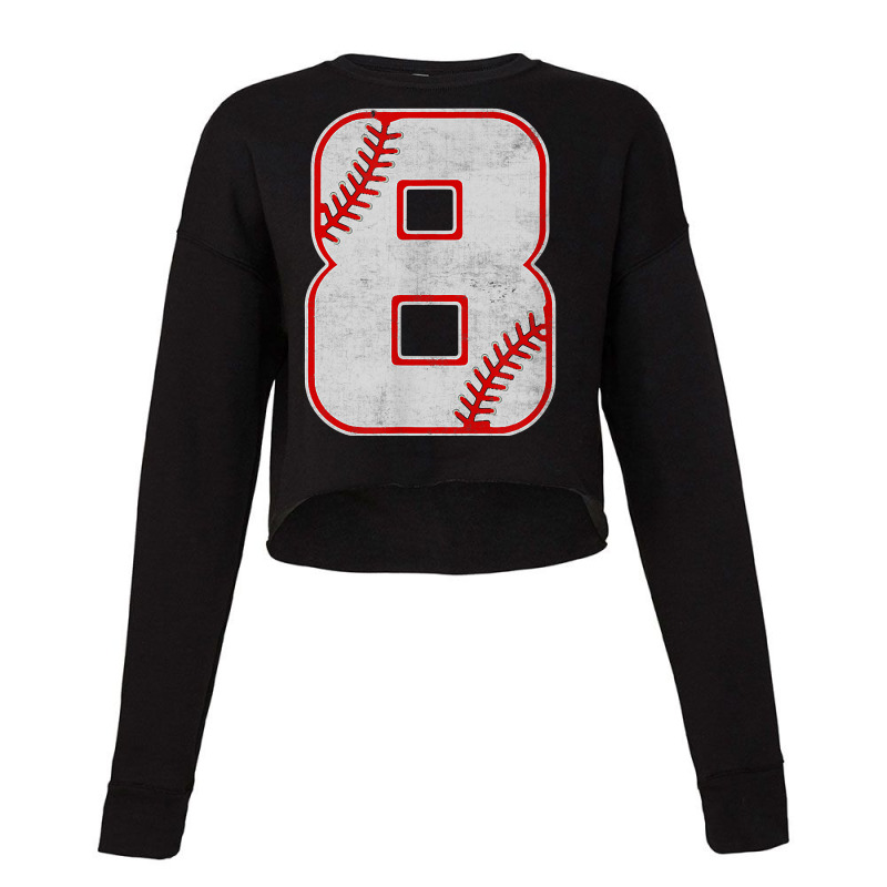 Baseball 8th Birthday Boy Natal Day T Shirt Cropped Sweater by latodorjnb | Artistshot