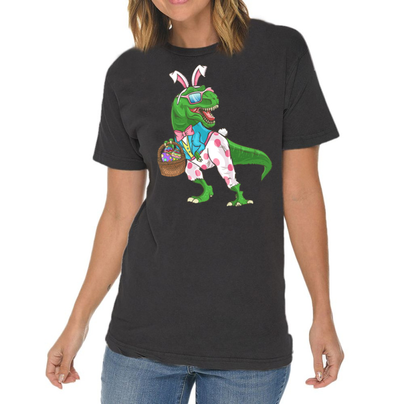 Easter Day T  Shirt Easter T Rex Dinosaur Egg T  Shirt Vintage T-Shirt by larmstrong437 | Artistshot