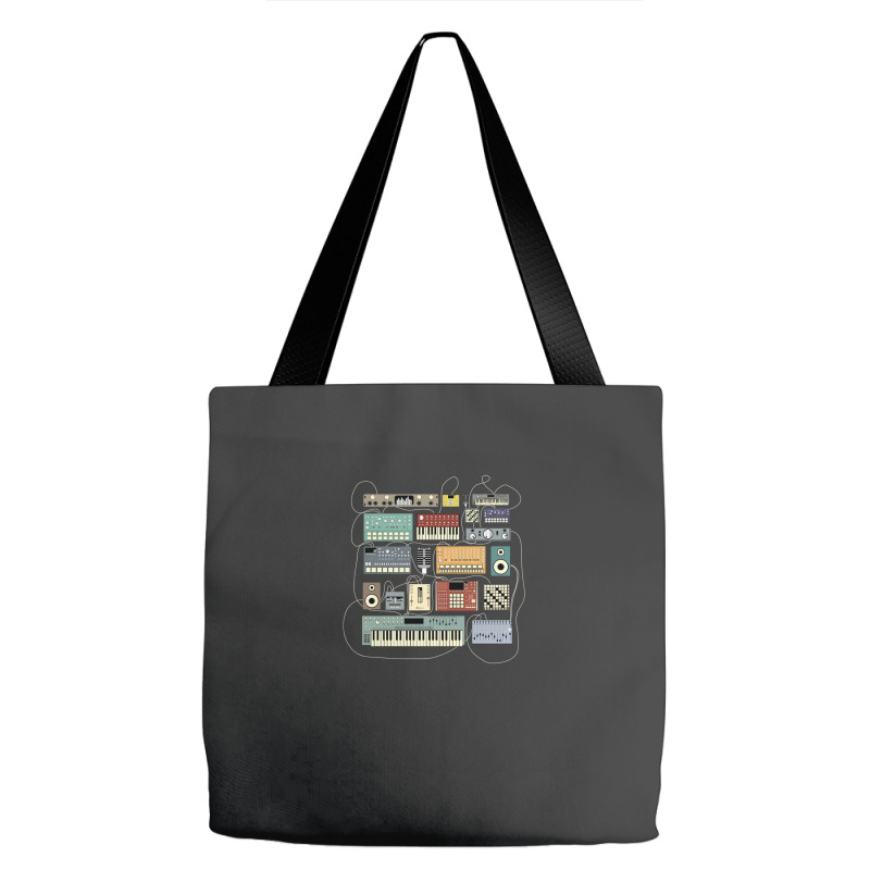 Electronic Musician Synthesizer And Drum Machine Dj 1 Tote Bags | Artistshot