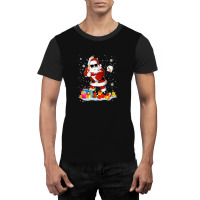 Baseball Santa Playing Baseball Cool Christmas Santa Baseball Graphic T-shirt | Artistshot