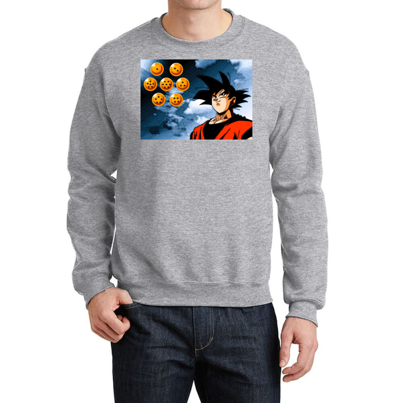 Goku & Nineball Dragon Crewneck Sweatshirt by wahid1store | Artistshot