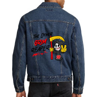 Trending When It's Grim Be The Grim Reaper - Funny Men Denim Jacket | Artistshot