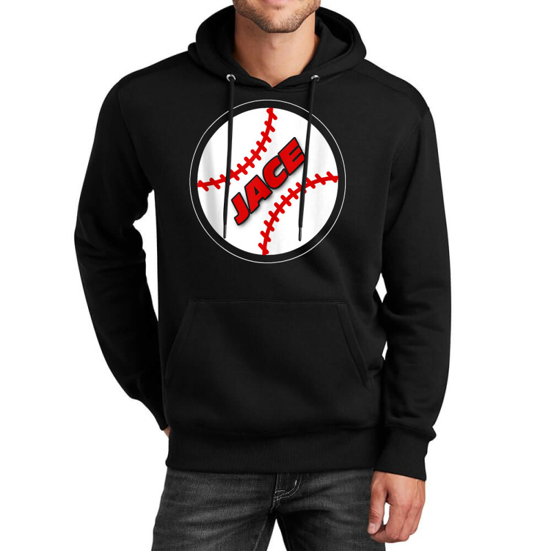 Name On Baseball Baseball Jace Unisex Hoodie by Irena D Good | Artistshot