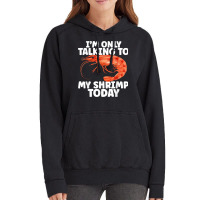 Cute Shrimp Design For Shrimp Lover Seafood Cool Crustacean T Shirt Vintage Hoodie | Artistshot