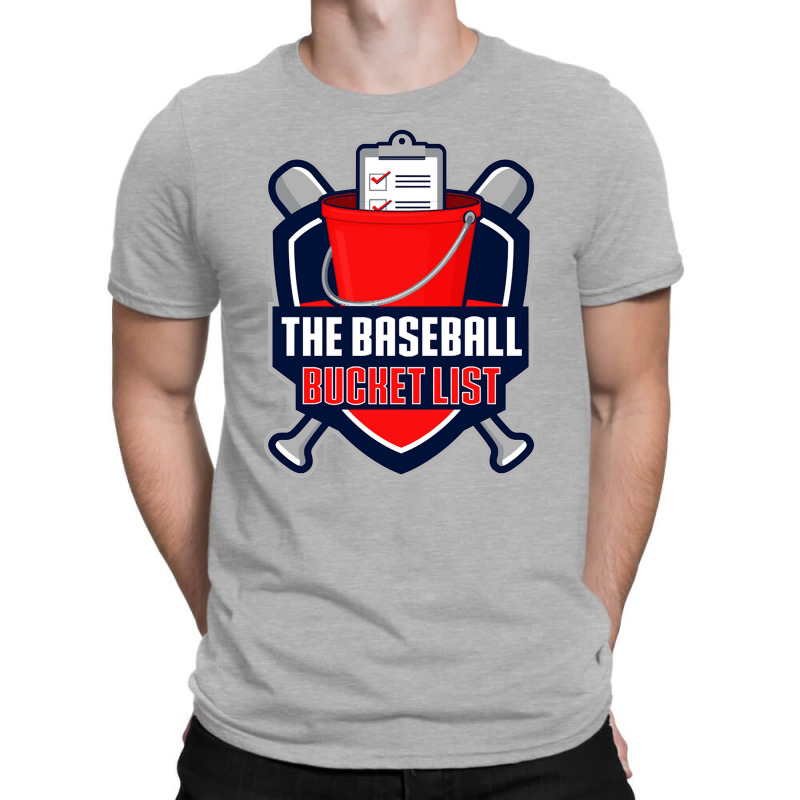 The Baseball Bucket List, The Baseball, The Red Baseball, The Baseball T-Shirt by Irena D Good | Artistshot