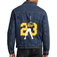 Baseball Ball Men Denim Jacket | Artistshot