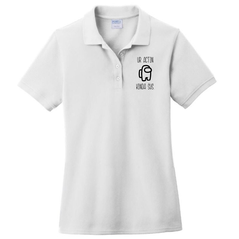 Acting Kinda Sus Ladies Polo Shirt by arthabejo99 | Artistshot