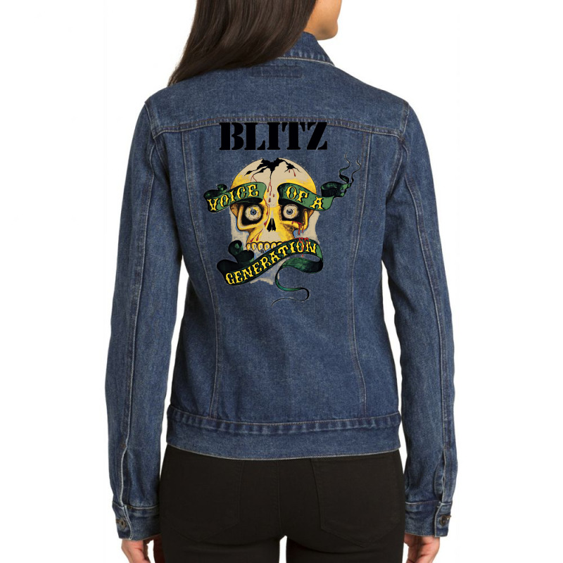 Blitz Ladies Denim Jacket by KOPSUCLOTH | Artistshot