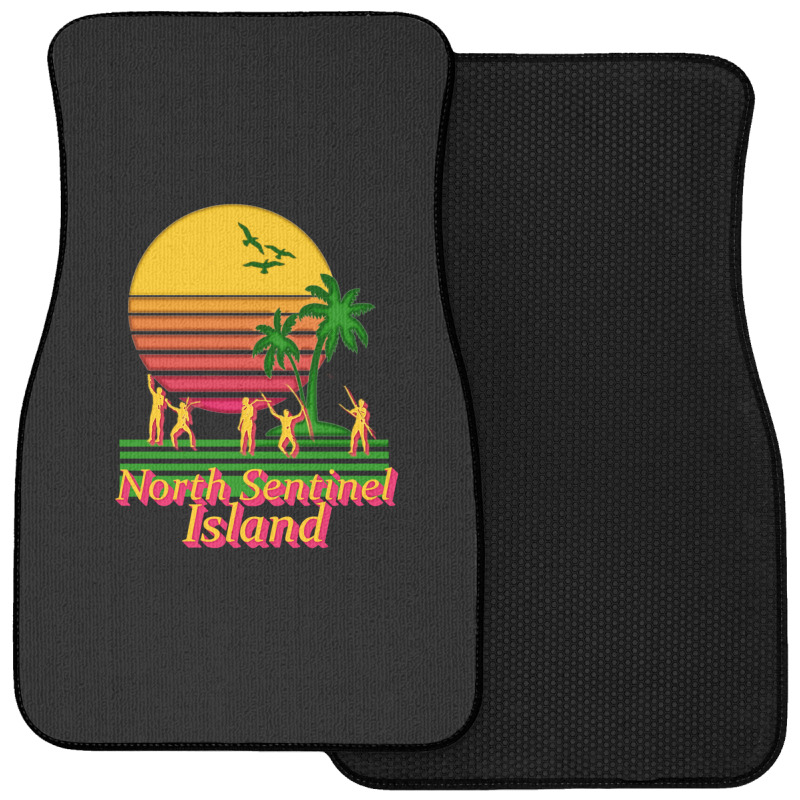 North Sentinel Island Tourism Front Car Mat | Artistshot