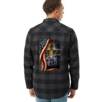 Child Of God Warrior Of Christ Jesus Lion Of Judah Flag Flannel Shirt | Artistshot