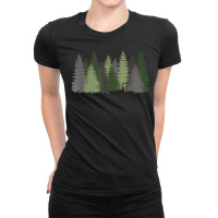 Forest Nature Trees Woods Cool Kayaking Canoe Lake River Tee T Shirt Ladies Fitted T-shirt | Artistshot