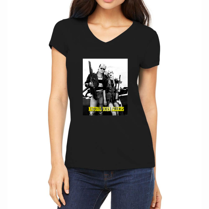 Facts Everyone Should Know About Natural Born Killers 1 Women's V-Neck T-Shirt by AshliBuol | Artistshot