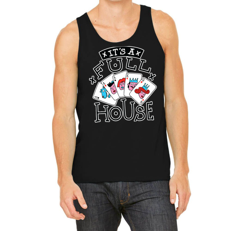 Poker Full House Lucky Casino Gambling Tank Top | Artistshot