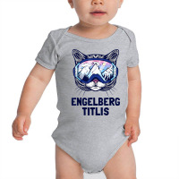 Engelberg Titlis Alpine Mountain Panorama Ski Goggles Cats T Shirt Baby Bodysuit | Artistshot