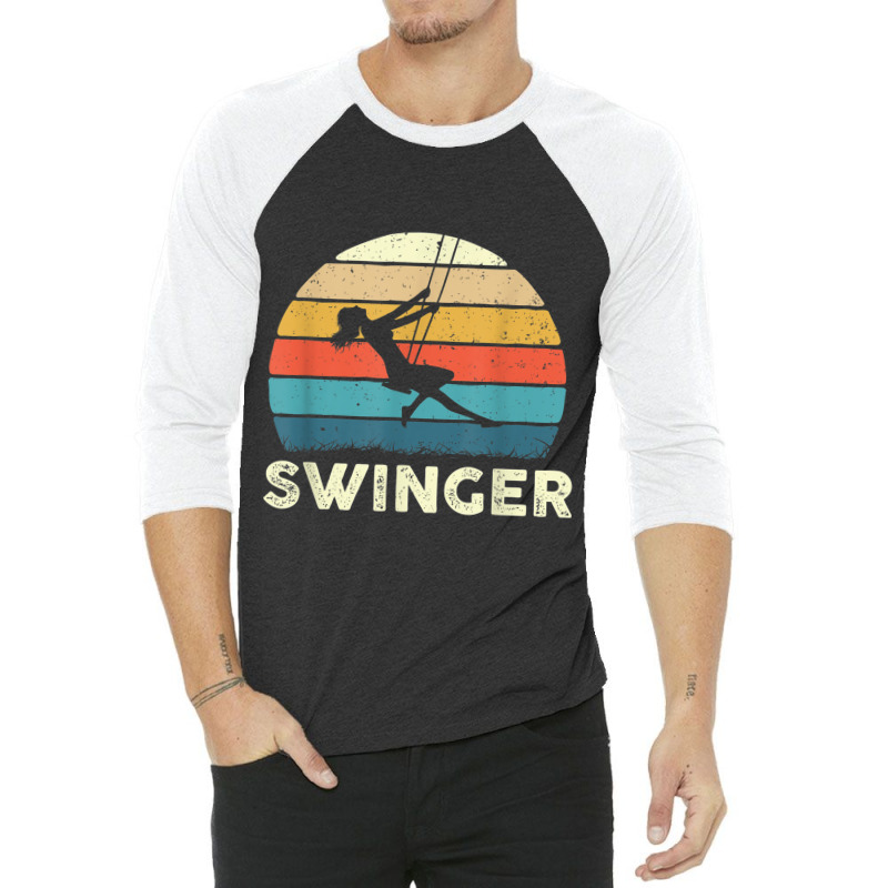 Swinger - Polyamory Couple Swapping Swing Swinging Lifestyle 3/4 Sleeve Shirt | Artistshot