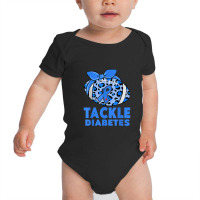 Tackle Diabetic Blue Diabetes Type 1 Awareness Warrior Men Baby Bodysuit | Artistshot