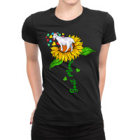 Goat Mom Cute Farm Animals On Sunflower Farmer Mother's Day T Shirt Ladies Fitted T-shirt | Artistshot