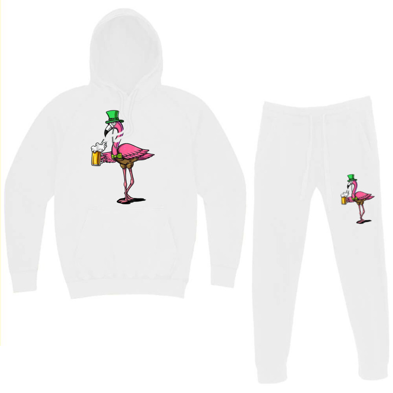 Flamingo Leprechaun St Patricks Day Bird Drinking Beer T Shirt Hoodie & Jogger set by boxleyit | Artistshot