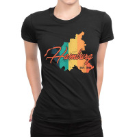 Hamburg Federal State Germany Home T Shirt Ladies Fitted T-shirt | Artistshot