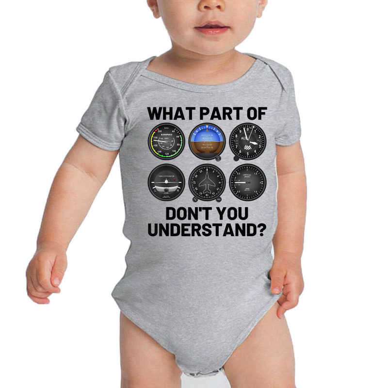 Funny Pilot Art Aviation Six Pack Instruments Flying Plane T Shirt Baby Bodysuit by latodorjnb | Artistshot