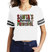 Santa's Favorite Principal Scorecard Crop Tee | Artistshot