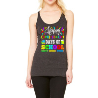 Happy 100 Days Of School 100th Math Equation Teacher Kids T Shirt Racerback Tank | Artistshot